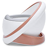 Горщик дитячий El Camino з м'яким сидінням Знімний резервуар Кришка EGG POTTY Gold Дитячий унітаз, фото 2