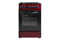 Комбінована плита з електродуховкою 58 л Grunhelm FG5612BU 138356 побутова плита