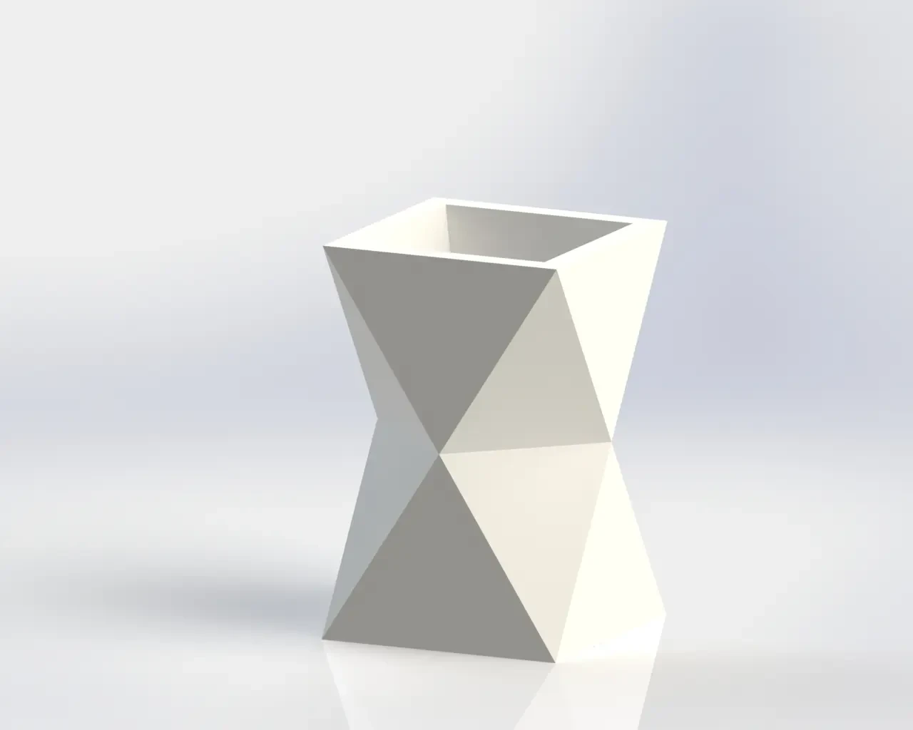 Вазон «Пісочний Годинник» Габарити: 700*450*450. Об'єм – 28 літрів., фото 1