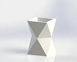 Вазон «Пісочний Годинник» Габарити: 700*450*450. Об'єм – 28 літрів.