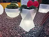 Вазон «Пісочний Годинник» Габарити: 700*450*450. Об'єм – 28 літрів., фото 9