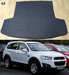 Килимок ЕВА в багажник Chevrolet Captiva '06-18, з вухами