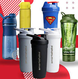 Спортивні пляшки, шейкери та аксесуари