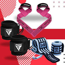 Лямки, гачки, накладки, бинти