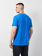 Чоловіча стильна футболка з великим логотипом, якісна різні кольори, повсякденна, демісезонна, 46-54р., фото 2