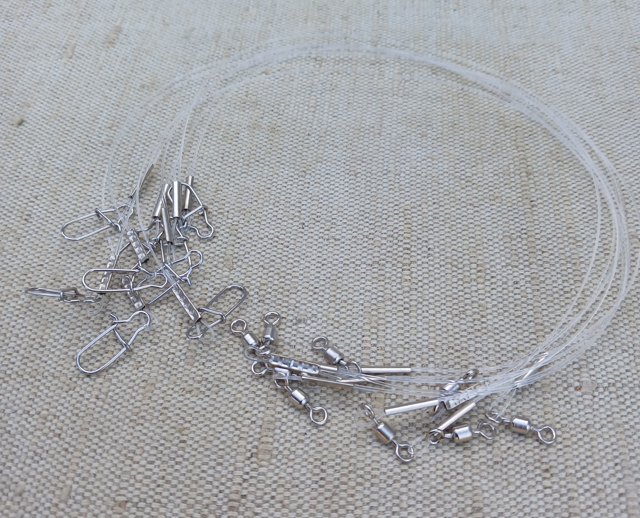 Повідці рибальські з флюорокарбону на щуку (30см/14кг)