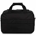 Сумка дорожня через плече WINGS DIPPER з поліестеру 20 л, з кріпленням на валізу та ручками, чорна, фото 3