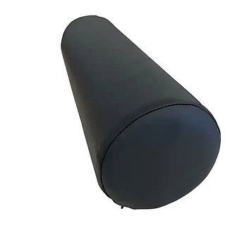 Валик для косметологічної кушетки, масажного столу з еко-шкіри чорний