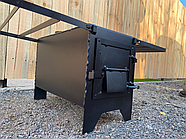 Буржуйка, піч з сушінням для речей, варильною поверхнею, в квартиру, гараж, теплицю, будинок до 50м2, сталь 2 мм, фото 6