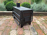 Буржуйка, піч з сушінням для речей, варильною поверхнею, в квартиру, гараж, теплицю, будинок до 50м2, сталь 2 мм, фото 2