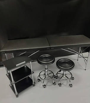 Кушетка Косметологічна Автомат "Комфорт" для нарощування вій, для перманента, тату та татуажу, масажу