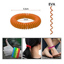 Браслет від комарів Пружинка ароматичний діє до 240 годин, фото 4