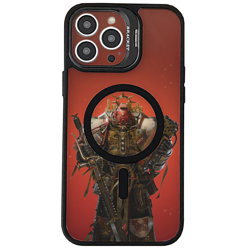 Чохол з фотодруком U1 Magsafe для iPhone 15 Pro Warhammer Black Templars, фото 1