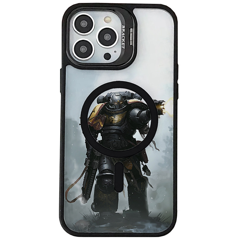 Чохол з фотодруком U1 Magsafe для iPhone 15 Pro Warhammer Black Templars 2, фото 1