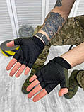 Рукавички тактичні хакі summer 27-0, фото 2