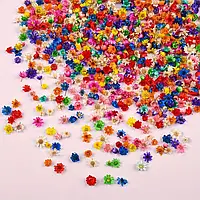 Сухі різнобарвні квіточки -150 шт