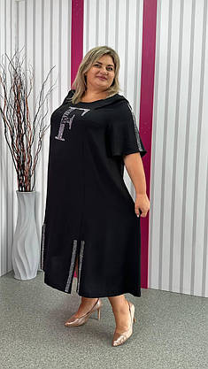 Ошатна легка сукня з капюшоном "Джаміля" 62-64 66-68 70-72 74-76, фото 3