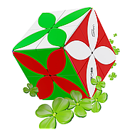 Clover Cube Plus 2x2 QiYi MoFangGe - Головоломка Клевер Куб Плюс 2х2, фото 9