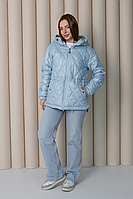 Жіноча демісезонна куртка Еліна блакитний