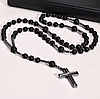 Розарій намисто чоловіче на шию з хрестом ЧК-011, фото 2