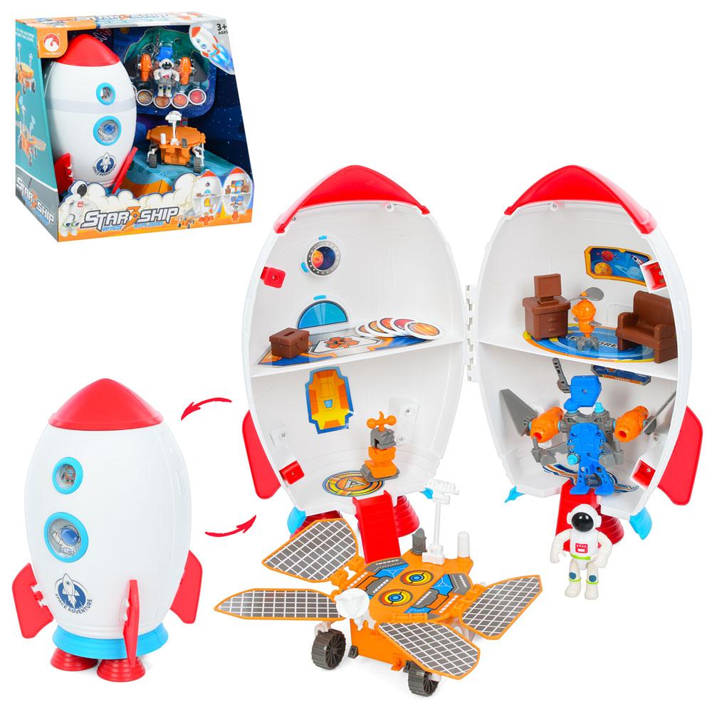 Набір із фігурками GB0501 космос, ракета, фігурка, луна, кор., 38-41-21 см., фото 1