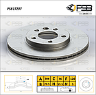 Диск гальмівний передній Volkswagen Transporter T5 кт — 2 шт. [ PSB ] 7E0615301D