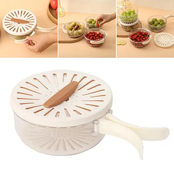 Ківшик-друшляк для миття ягід і фруктів із розкладними ручками MF-67