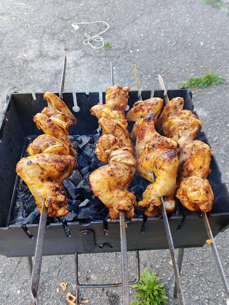 Мангал-валіза Metal-Best на 6 шампурів | два рівня | 3мм | Вогник - фото покупців 1