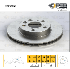 Диск гальмівний передній Volkswagen Transporter T4, Van T4, Multivan "Вентилир." кт — 2 шт. [ PSB ] 7D0615301C