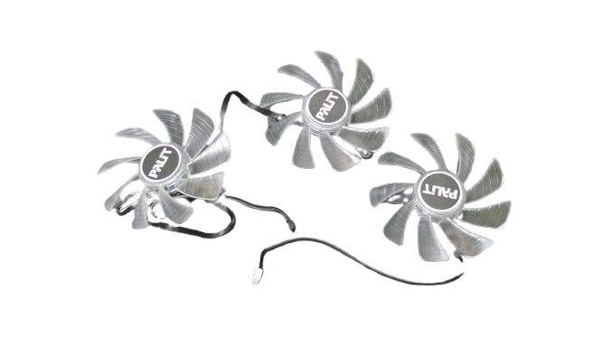 Вентилятор (кулер) Palit 53938 для відеокарти RTX 3060 Ti 3070 3070Ti 3080 3080Ti GameRock комплект 3шт (TH8015S2H-PC001)