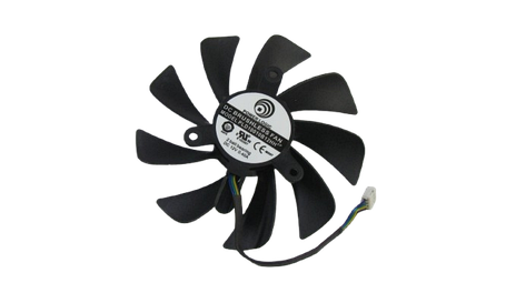 Вентилятор (кулер) Power Logic 34717 для відеокарти MSI ITX GTX 1060 1шт (PLD09210S12HH), фото 2