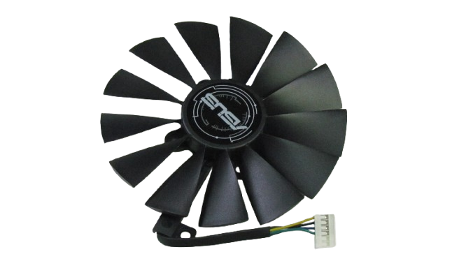 Вентилятор (кулер) First D 35418 для відеокарти Asus Phoenix GTX 1650 \ 1660 \ RTX 2060 1шт (FDC10M12D9-C)