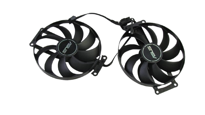 Вентилятор (кулер) Power Logic 51696 для відеокарти Asus Dual RTX 3050 3060 комплект 2шт (PLD10010S12H)