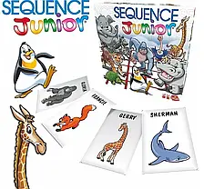 Настільна гра Sequence Junior (Сіквенс. Дитяча), фото 3