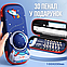 Ортопедичний шкільний рюкзак для дівчинки 1-4 клас 36×29×16 см + 3D пенал Blue, фото 7