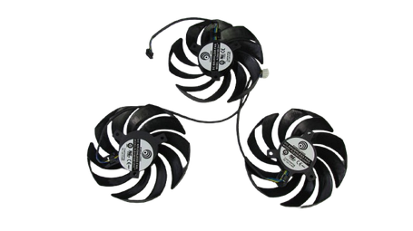 Вентилятор (кулер) Power Logic 55421 для відеокарти MSI Suprim комплект 3шт (PLD10010B12HH), фото 2