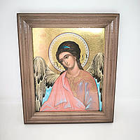 Домашняя икона в деревянной рамке "Ангел Хранитель" 21,5×18,5 см