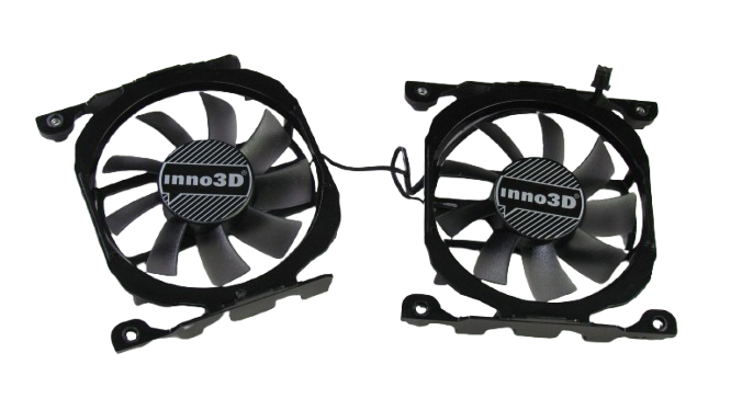 Вентилятор (кулер) Colorful 32225 для відеокарти Inno3D Twin X2 GTX 1070 / 1070 Ti комплект 2шт (CF-12815S)