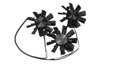 Вентилятор (кулер) Apistek 18603 для відеокарти Zotac AMP Extreme GTX 1070 Ti / 1080 Ti 1шт (GAA8S2U), фото 1