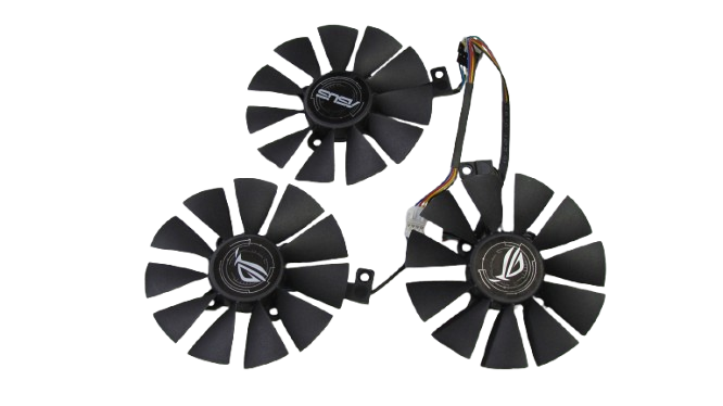 Вентилятор (кулер) Power Logic 46476 для відеокарти Asus ROG Strix RX / GTX комплект 3шт (PLD09210S12HH)