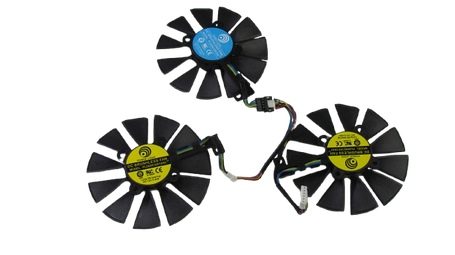 Вентилятор (кулер) Power Logic 46476 для відеокарти Asus ROG Strix RX / GTX комплект 3шт (PLD09210S12HH), фото 2