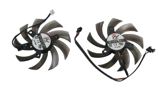Вентилятор (кулер) Taihui 53200 для відеокарти Palit Dual GTX 1060 - 1080 комплект 2шт (TH9210S2H-PAA01)