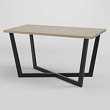 Стіл обідній прямокутний (1380х675х750 мм) у кухню, вітальню з ДСП Лама Неман