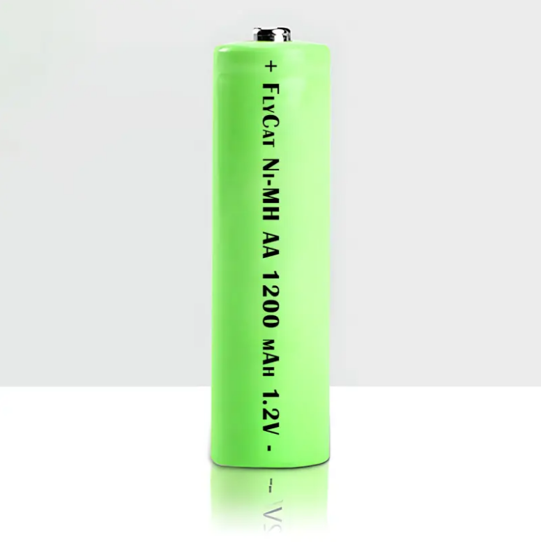 Акумуляторна батарейка АА (Ni-Mh) 1200mAh, 1 шт., FlyCat/Пальчиковий акумулятор/Акумулятор батарейка