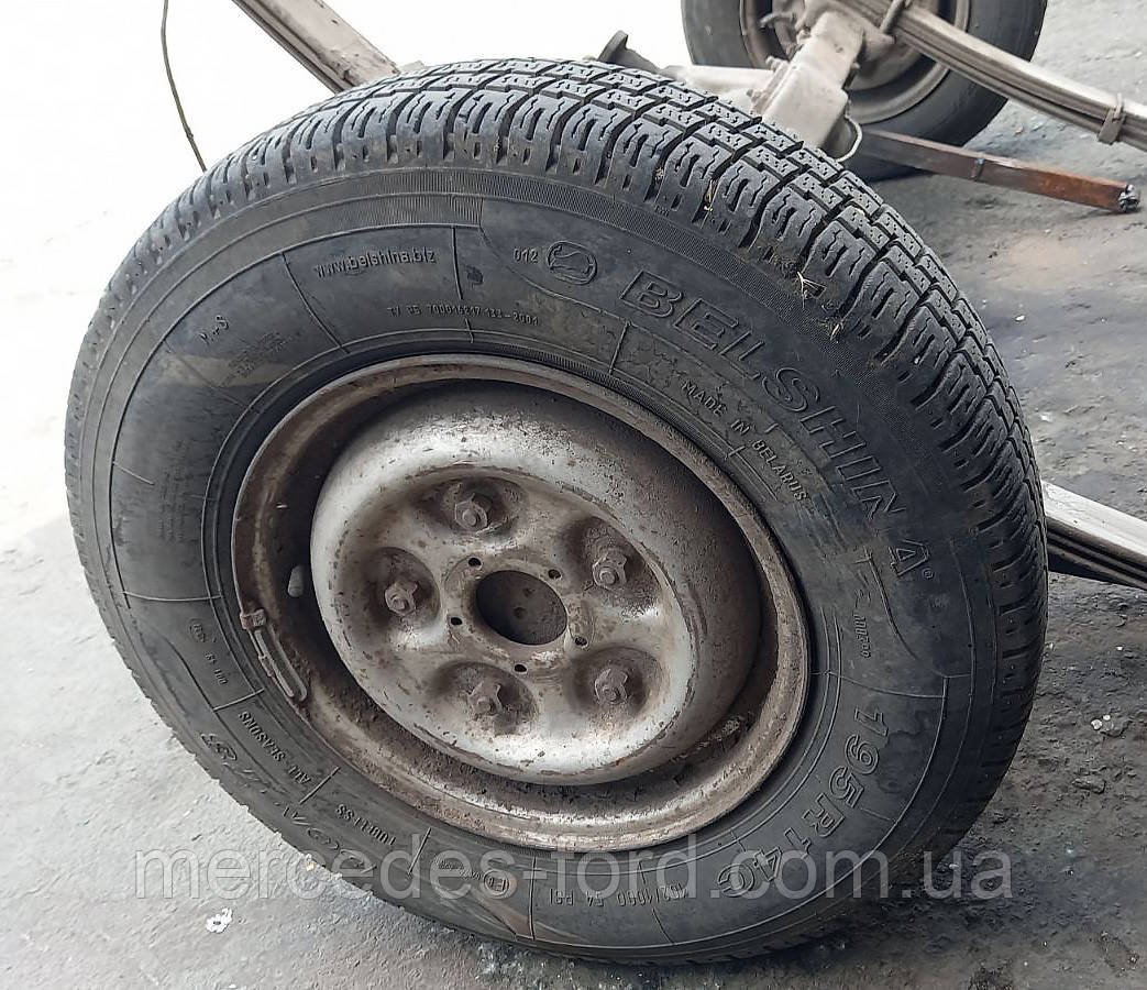 Колесо (диск колісний + шина) б/у R14 Ford Transit 2.5 D дизель / 2.0 бензин Форд транзит 1986-2000, фото 1