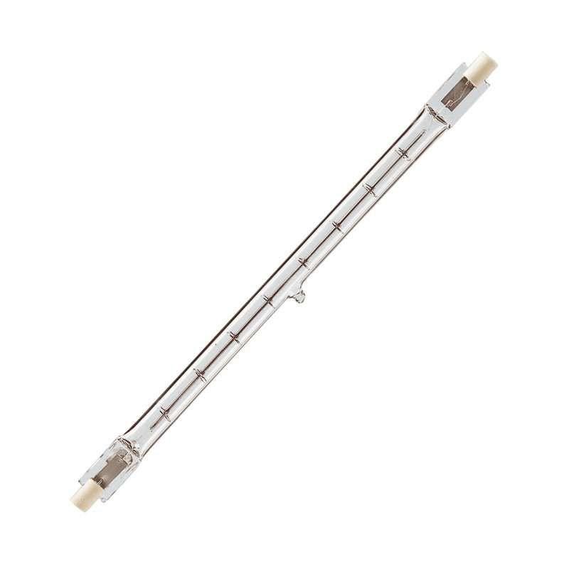 Лампа галогенна лінійна 220v 1000w-4 MLUX R7s L=180 mm, фото 1
