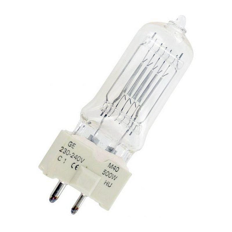 Лампа кварцова галогенна 230v 500w GENERAL ELECTRIC 88468 М40 GY9.5, фото 1
