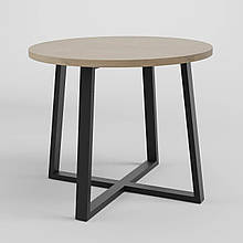 Стіл обідній круглий D900х750 у кухню, вітальню з ДСП Проун Неман