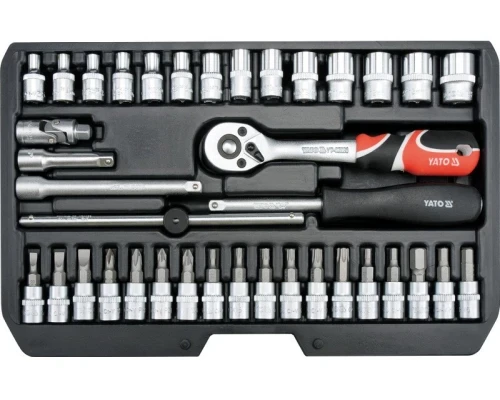 Набір інструменту з головками і насадками YATO YT-14471