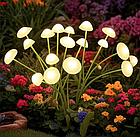 Садовий світильник на сонячних батареях Mushroom 10led Warm white  комплект 2шт, фото 5